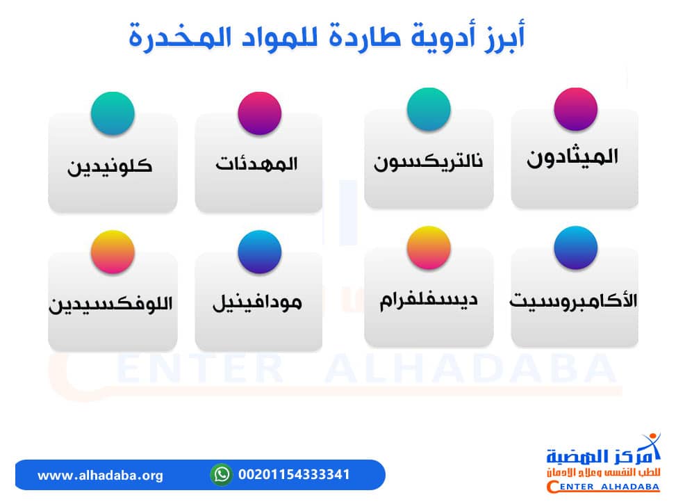 أبرز أدوية طاردة للمواد المخدرة