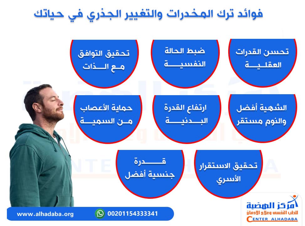 فوائد ترك المخدرات والتغيير الجذري في حياتك